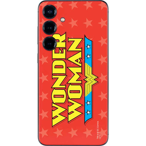 DC Comics Wonder Woman Logo Galaxy S25 Skin